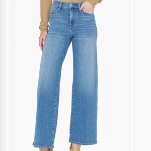 NWT Frame Le Slim Palazzo Ankle Jeans, 30 Drizzle